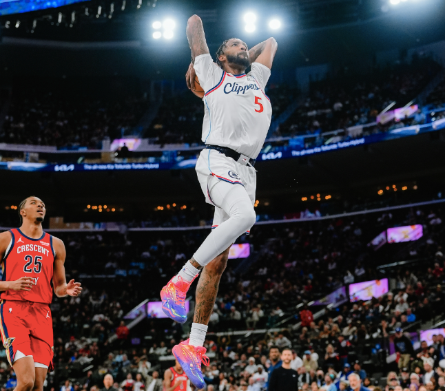 球速体育链接-一战狂刷3新高!快船20分大胜重回第九,伦纳德复出轰23分5助